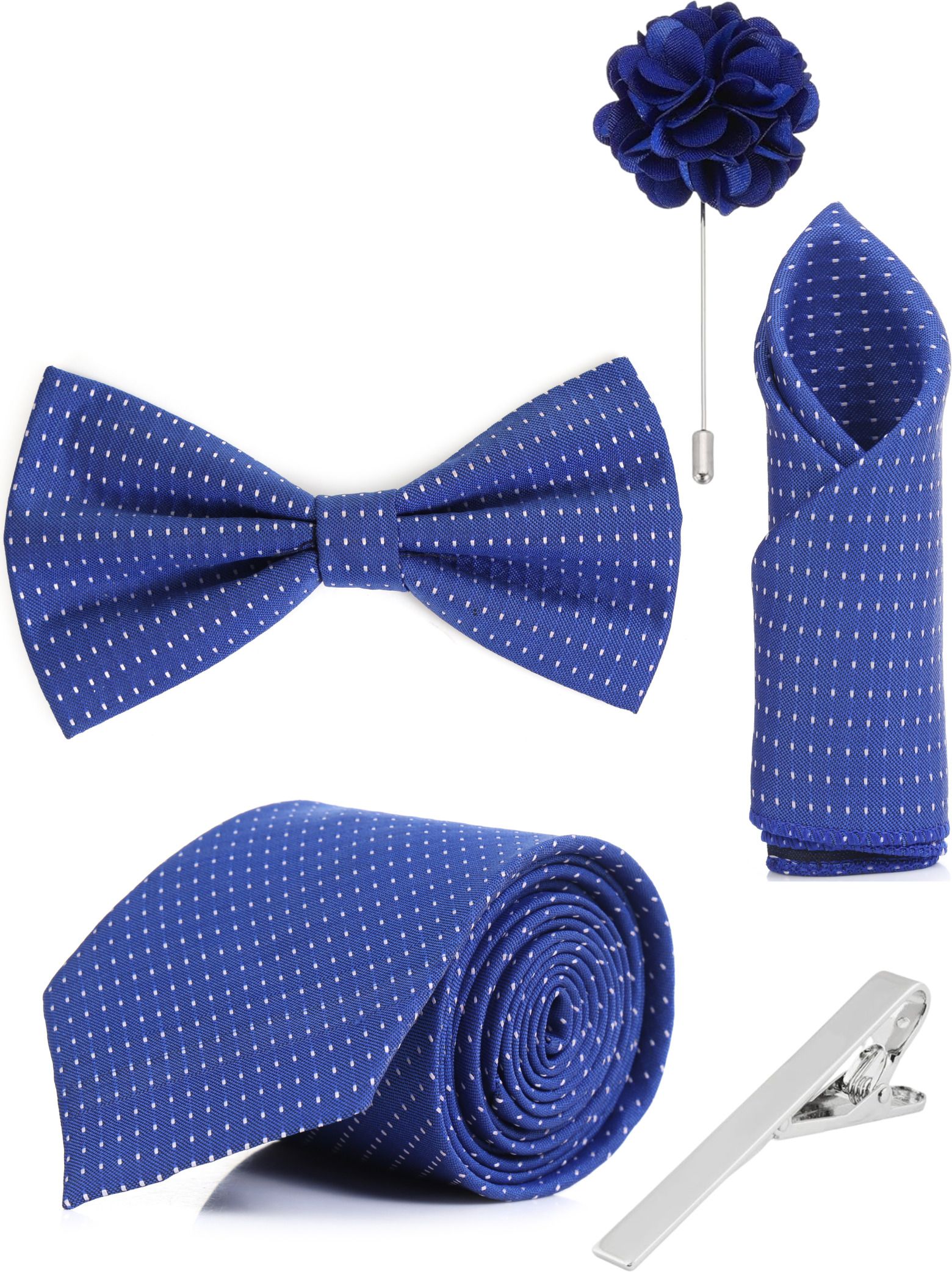 RANDOM STRIPE Satin Cufflink & Tie Pin Set-picture-23