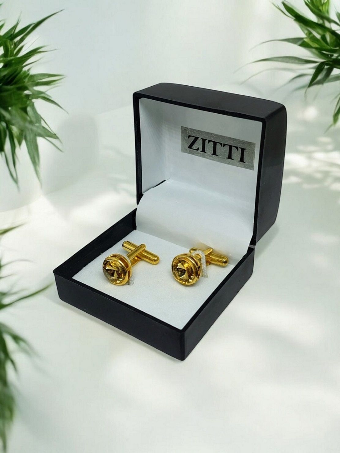Zitti Brass Cufflink