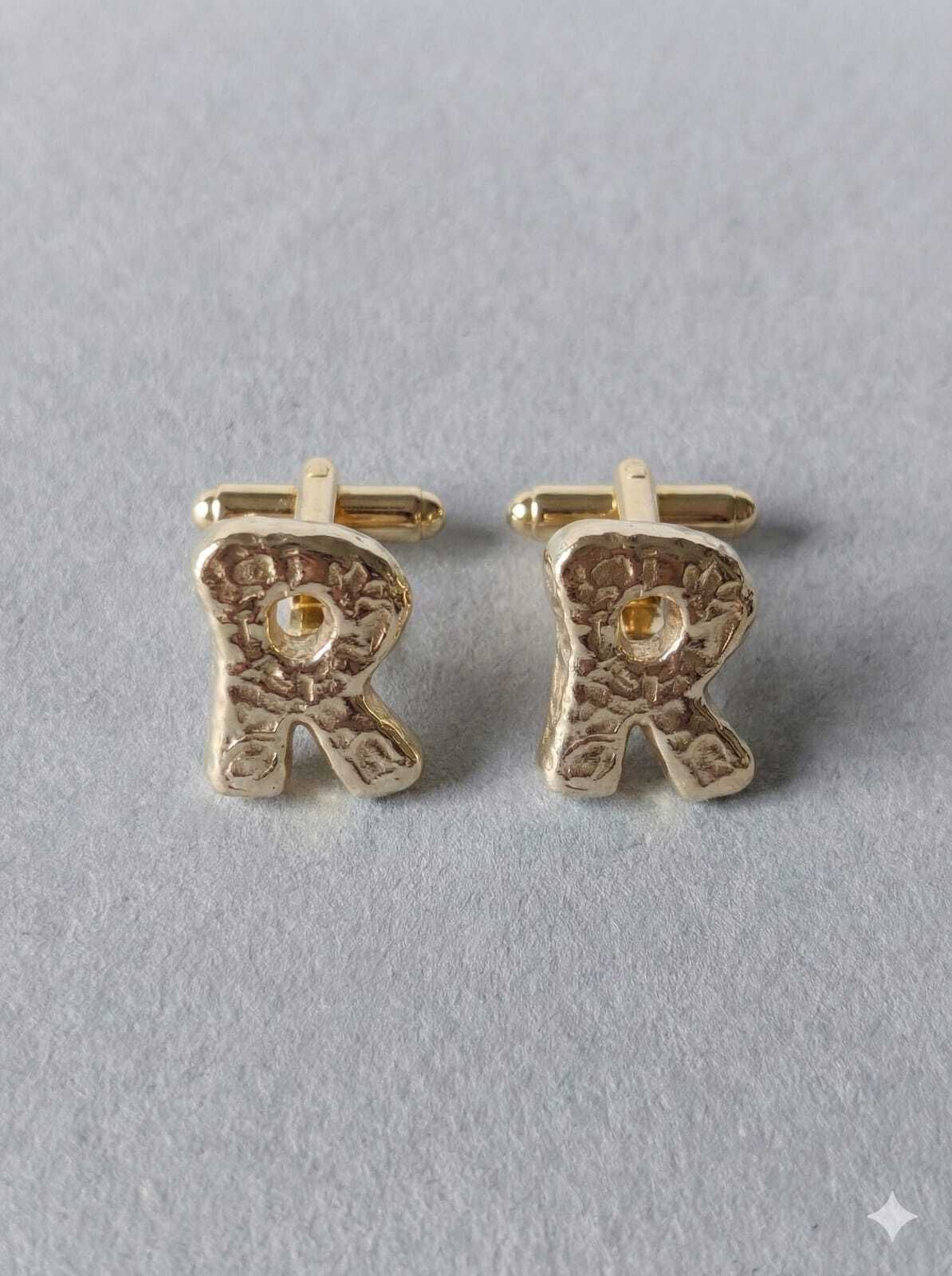 OrnateSilver Brass Cufflink Set