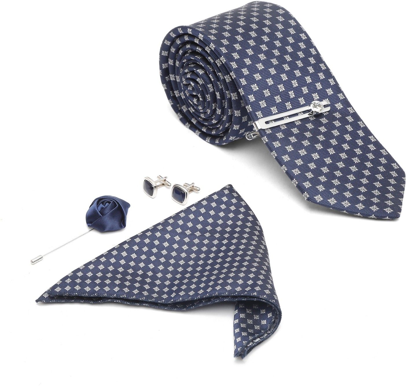 LOUIS STITCH Silk Tie & Cufflink-picture-17