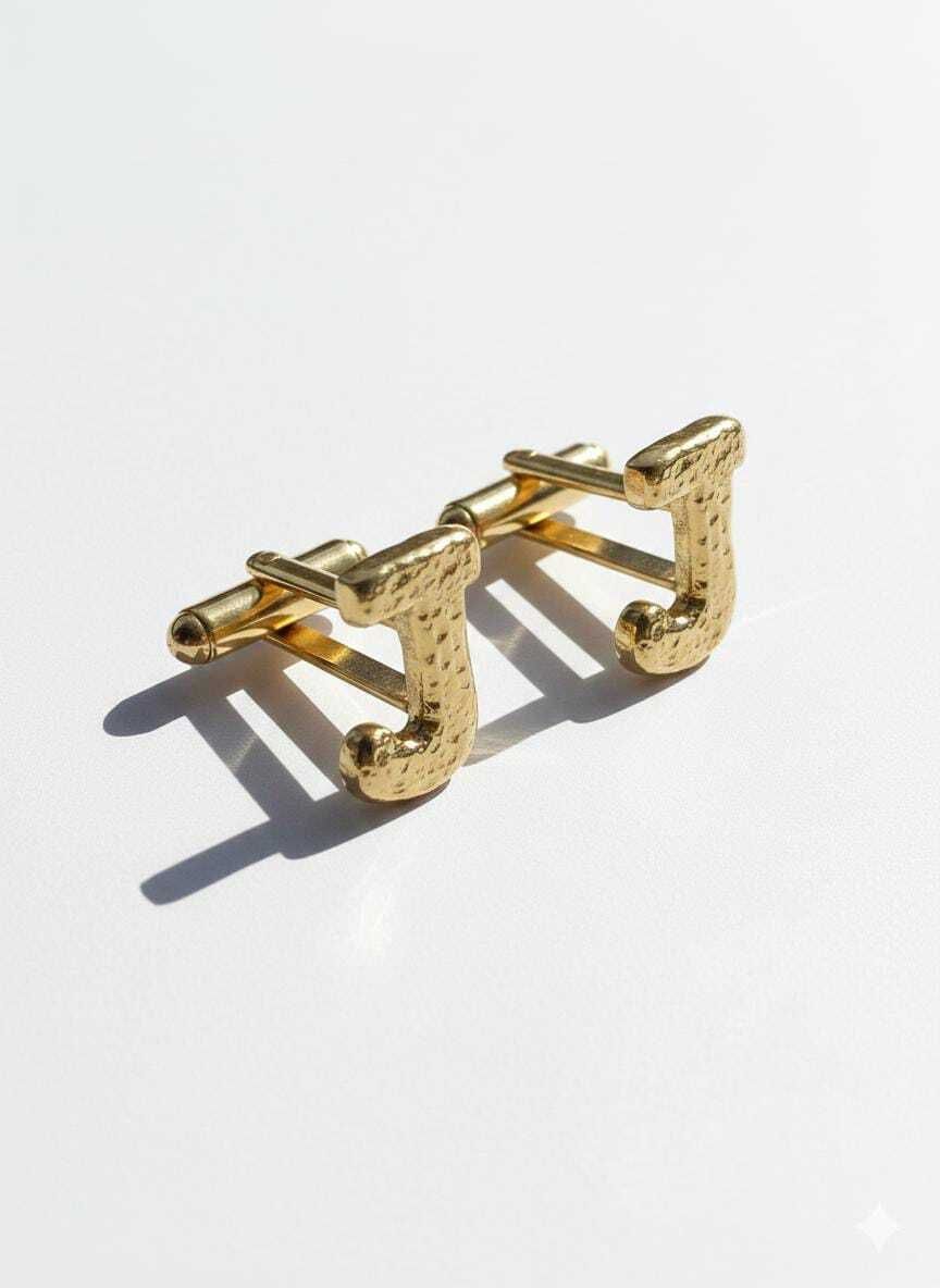 OrnateSilver Brass Cufflink Set