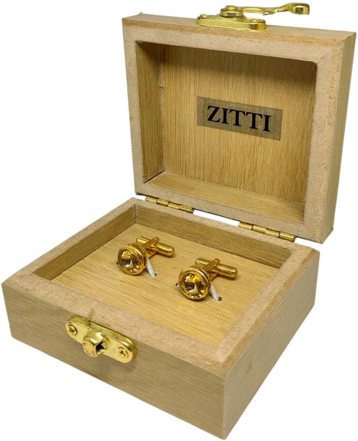 Zitti Brass, Stainless Steel, Steel Cufflink-picture-12