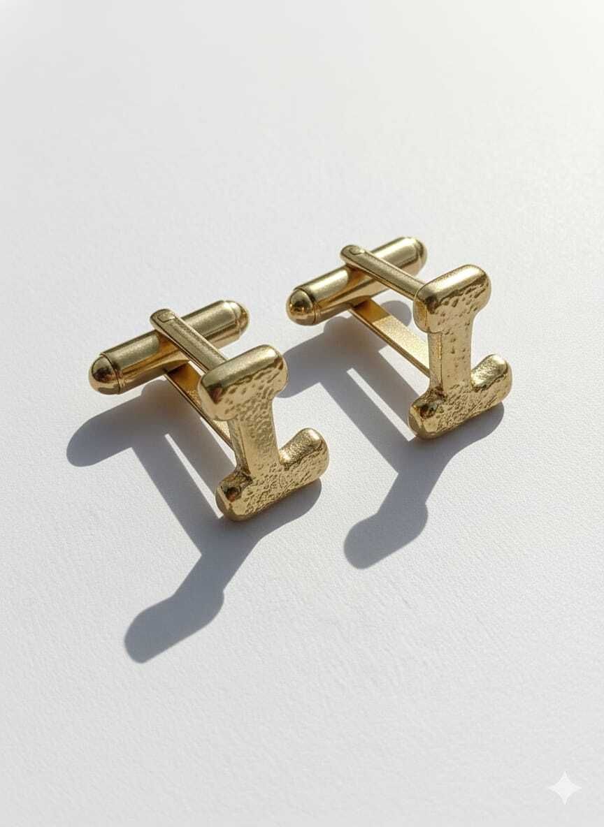 OrnateSilver Brass Cufflink Set