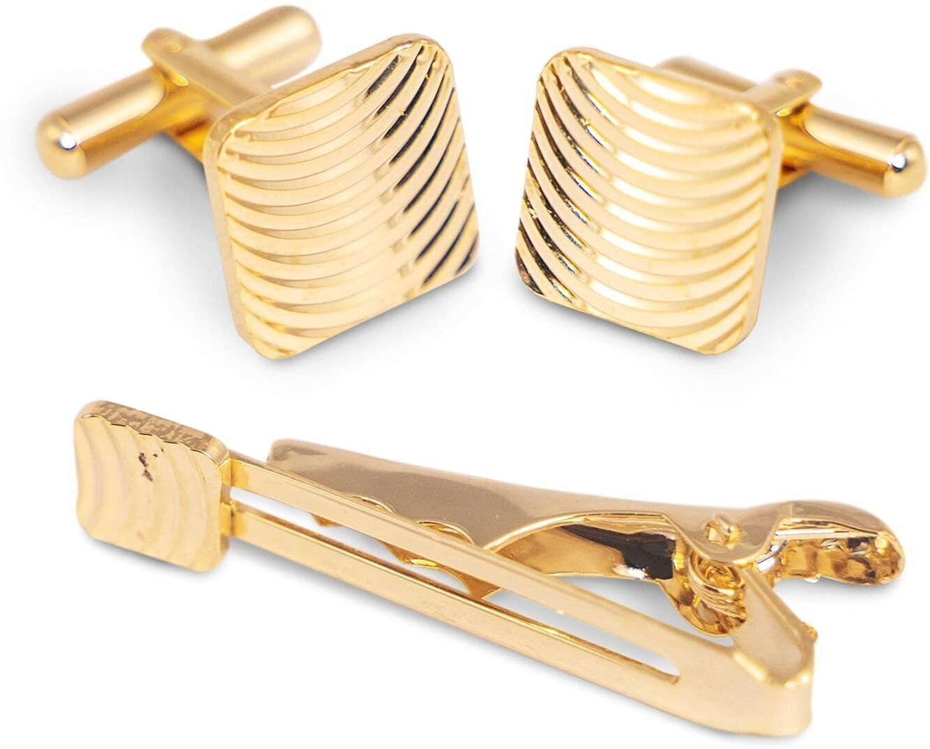 Celebr8 Brass Cufflink & Tie Pin Set-picture-16