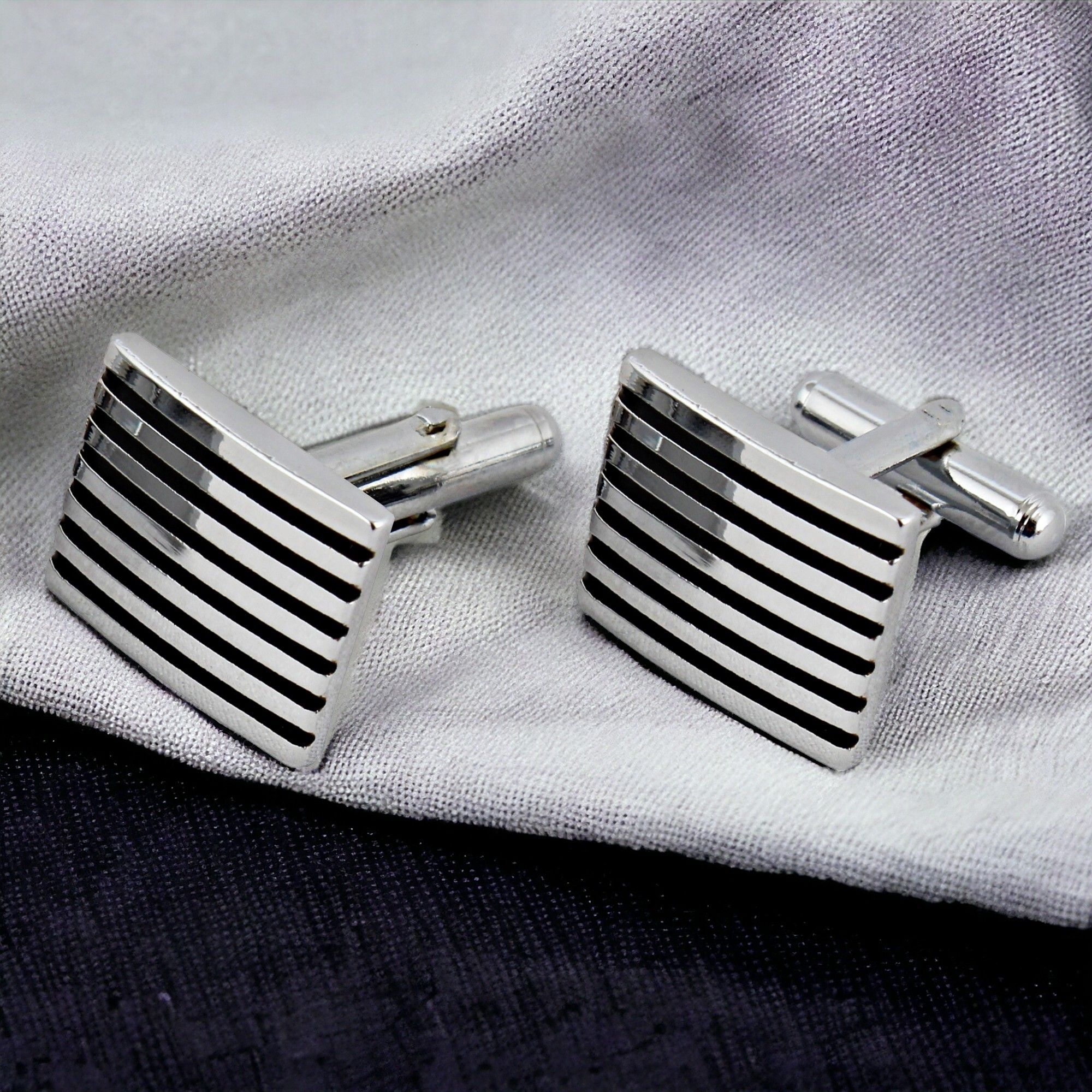 Lucky Jewellery Brass Cufflink Set-picture-12