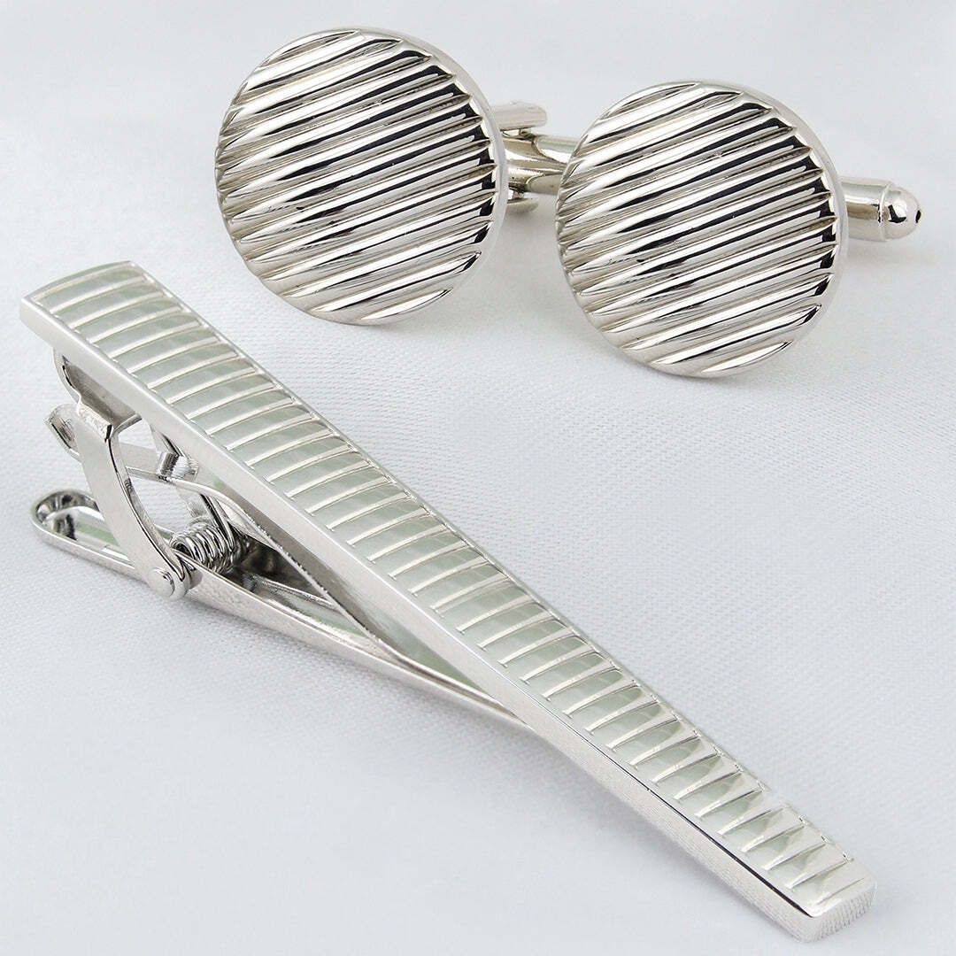 PELUCHE Brass Cufflink & Tie Pin Set-image-40