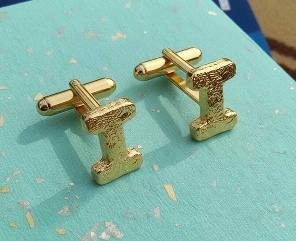 OrnateSilver Brass Cufflink Set