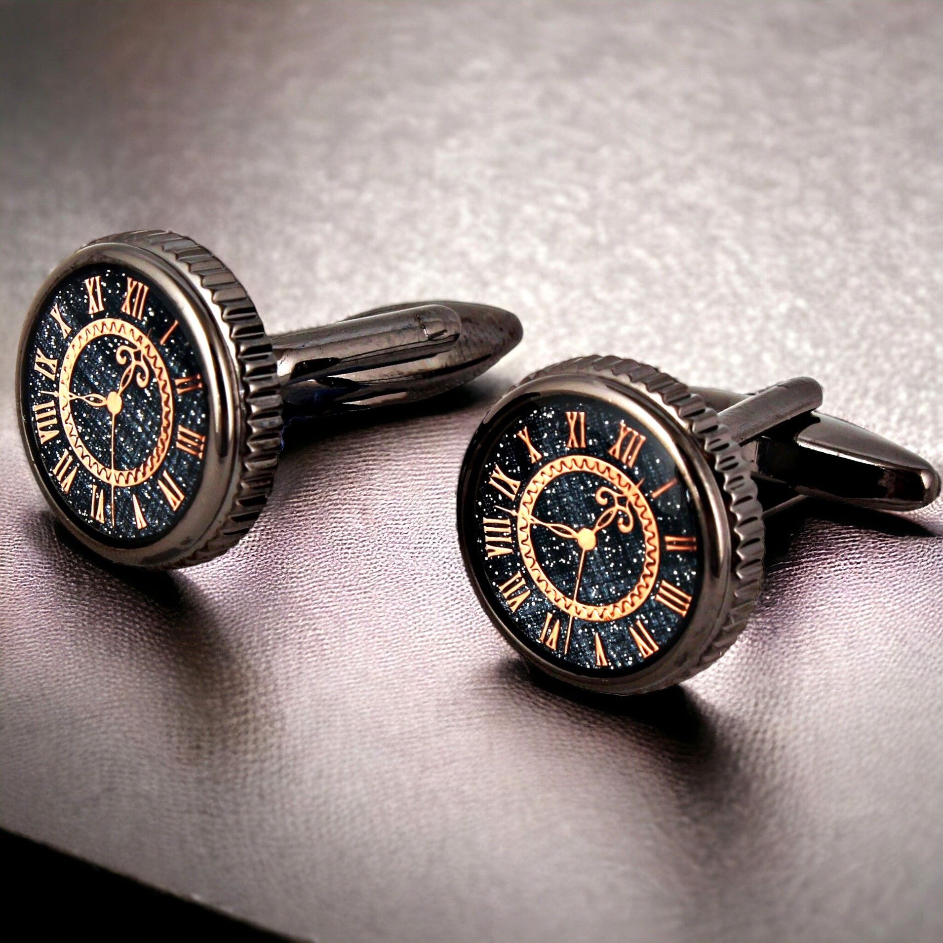 Lucky Jewellery Brass Cufflink Set-picture-45