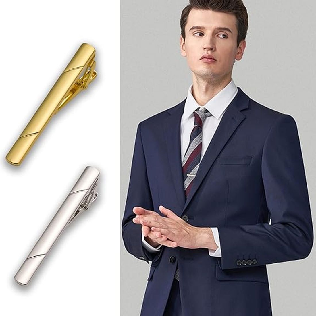 David Klein Metal Tie Pin-picture-15
