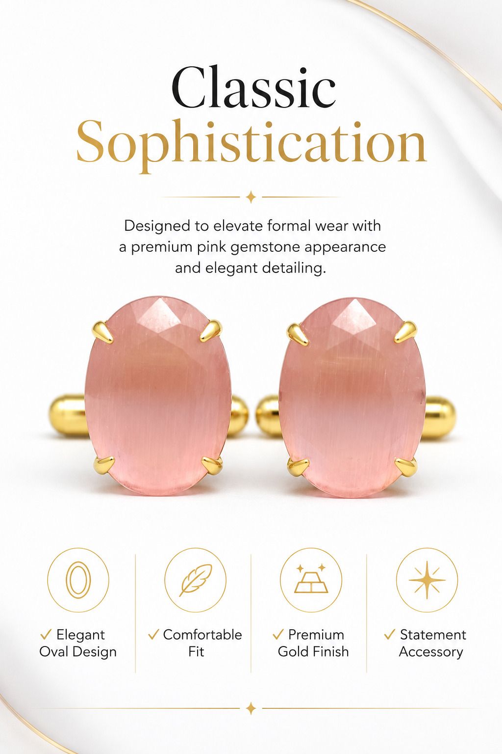 AMRAT NAATH JEWELLERS Brass Cufflink-picture-21