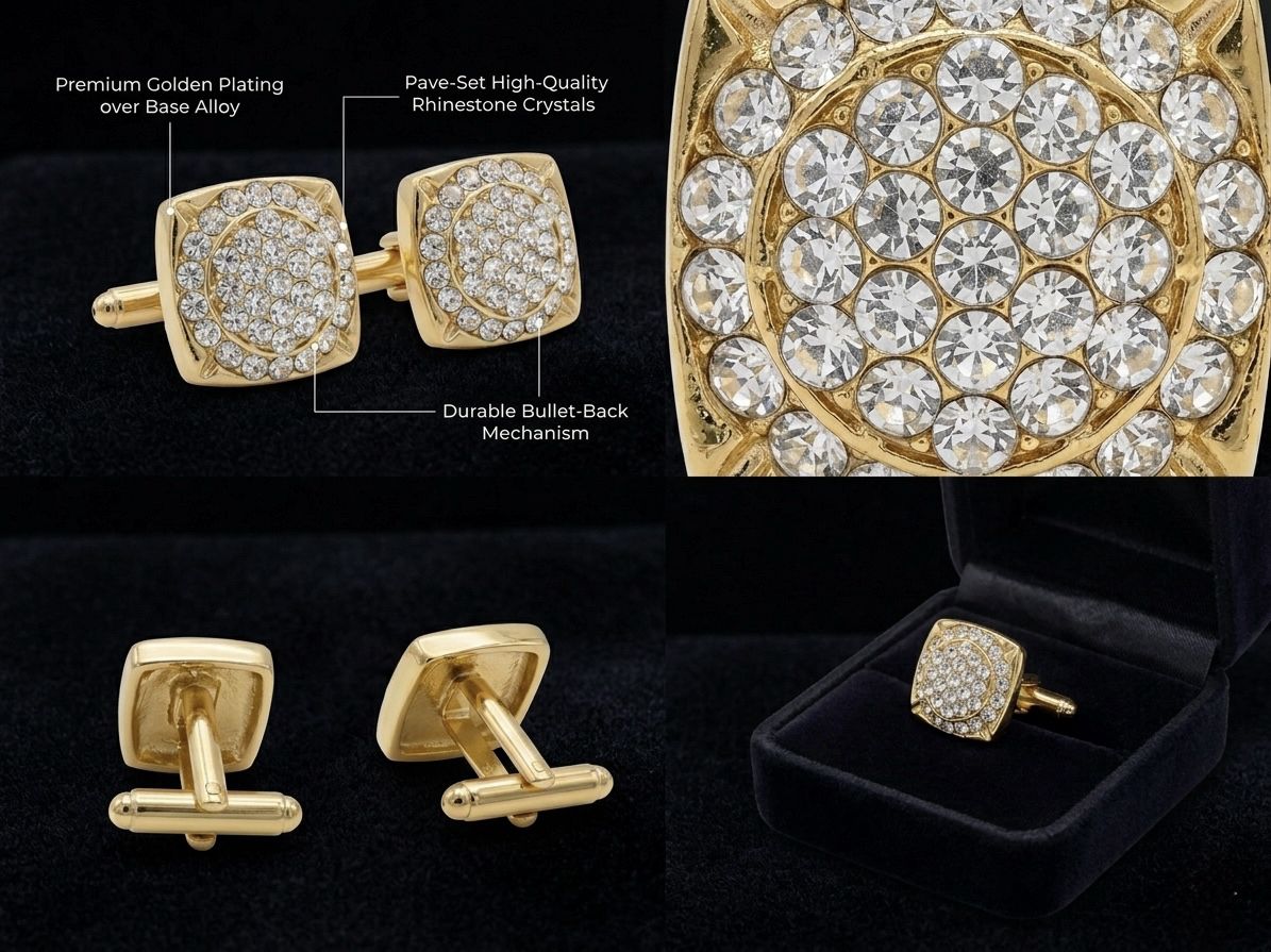 Samyuktatraders Brass, Alloy Cufflink-picture-24
