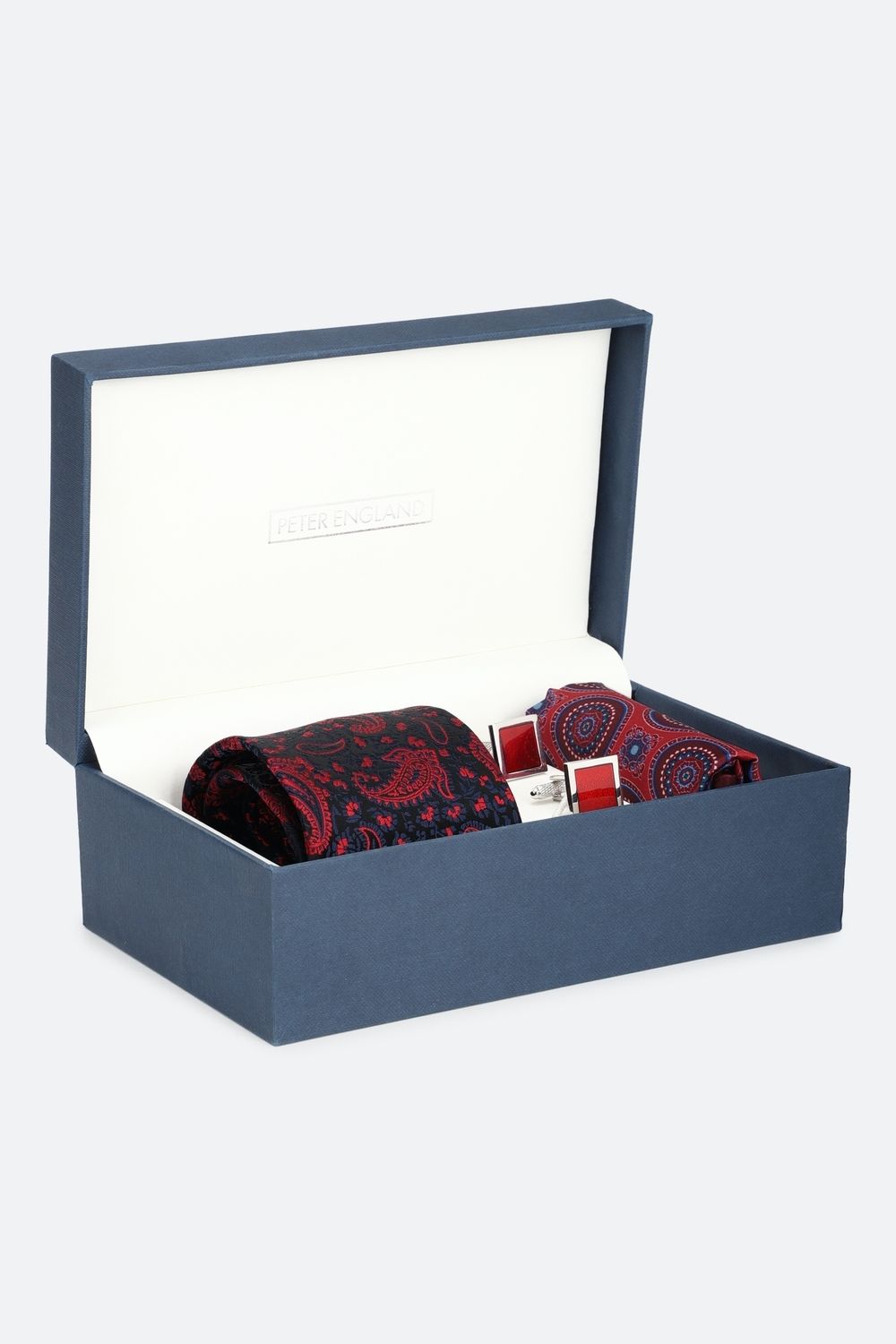 PETER ENGLAND Satin Tie & Cufflink-picture-10