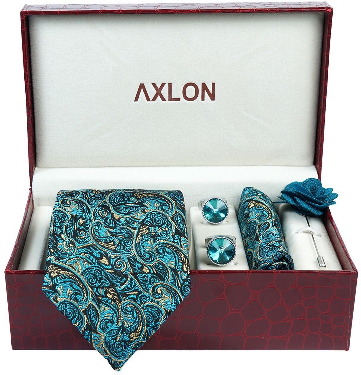 AXLON Silk Cufflink & Tie Pin Set-picture-10