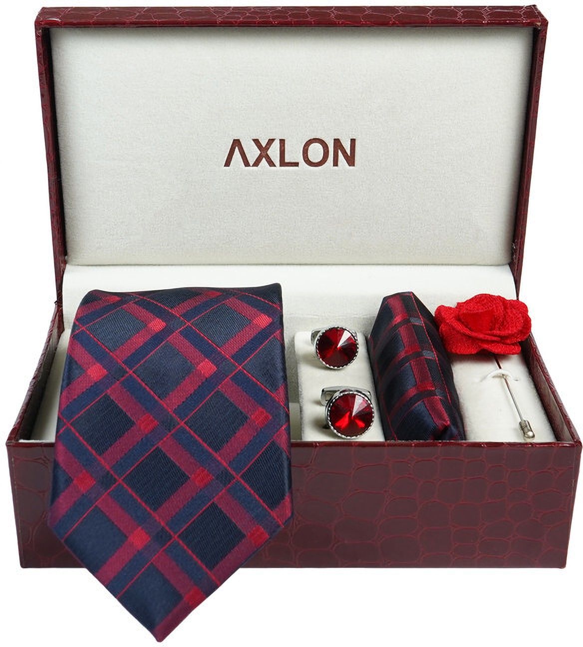 AXLON Silk Cufflink & Tie Pin Set-picture-23