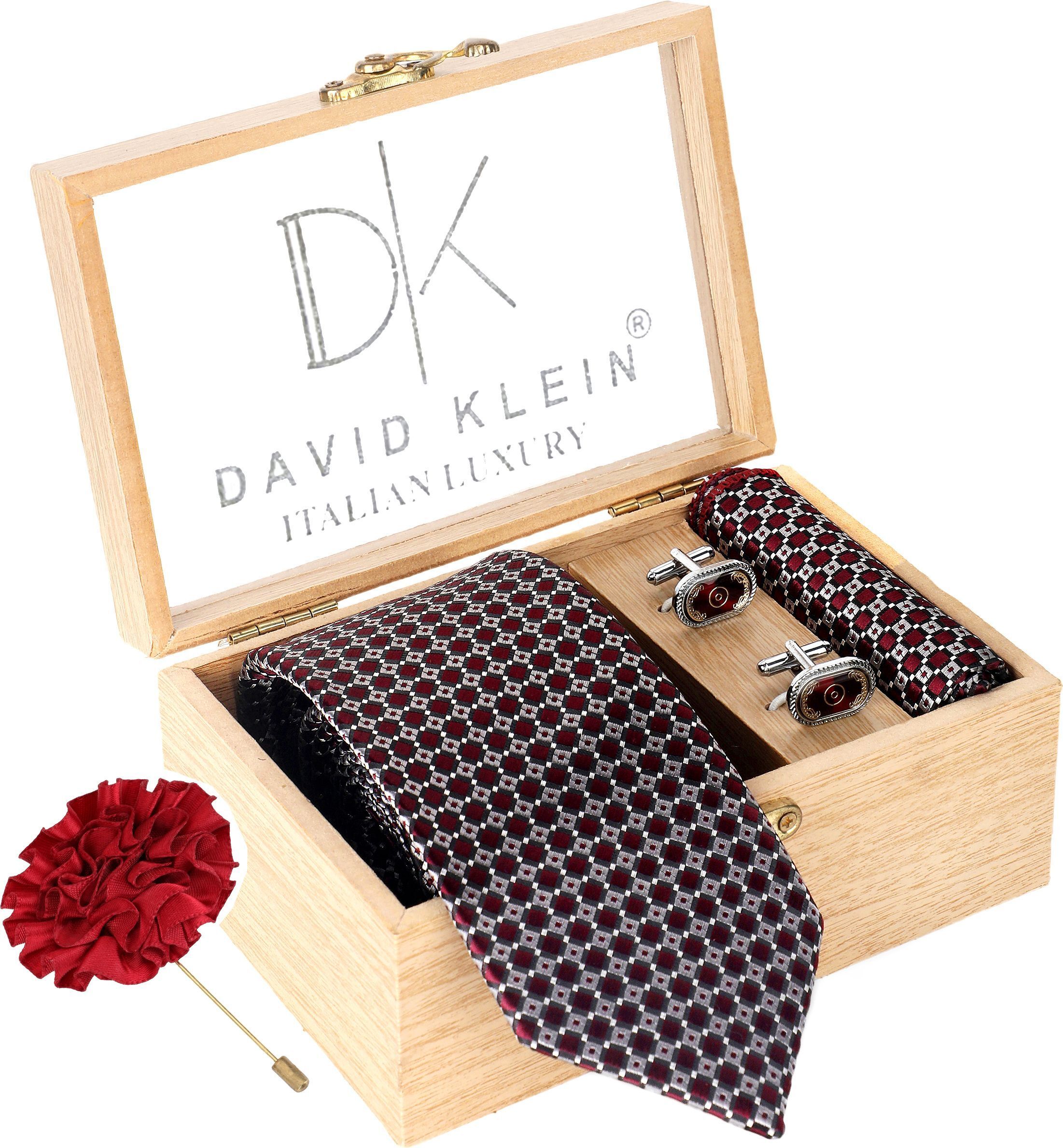 EXOTICA Fashions Silk Cufflink & Tie Pin Set-picture-17