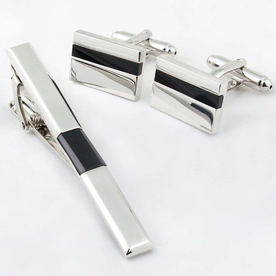 PELUCHE Brass Cufflink & Tie Pin Set-image-39