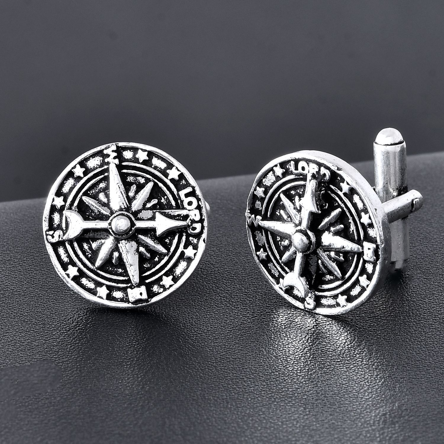 Voylla Brass Cufflink Set-picture-14