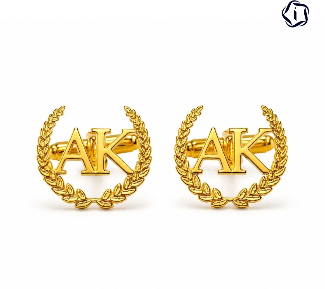 Inzavy Brass Cufflink-image-1