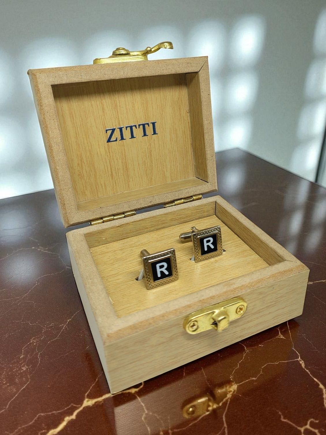 Zitti Brass Cufflink-picture-12