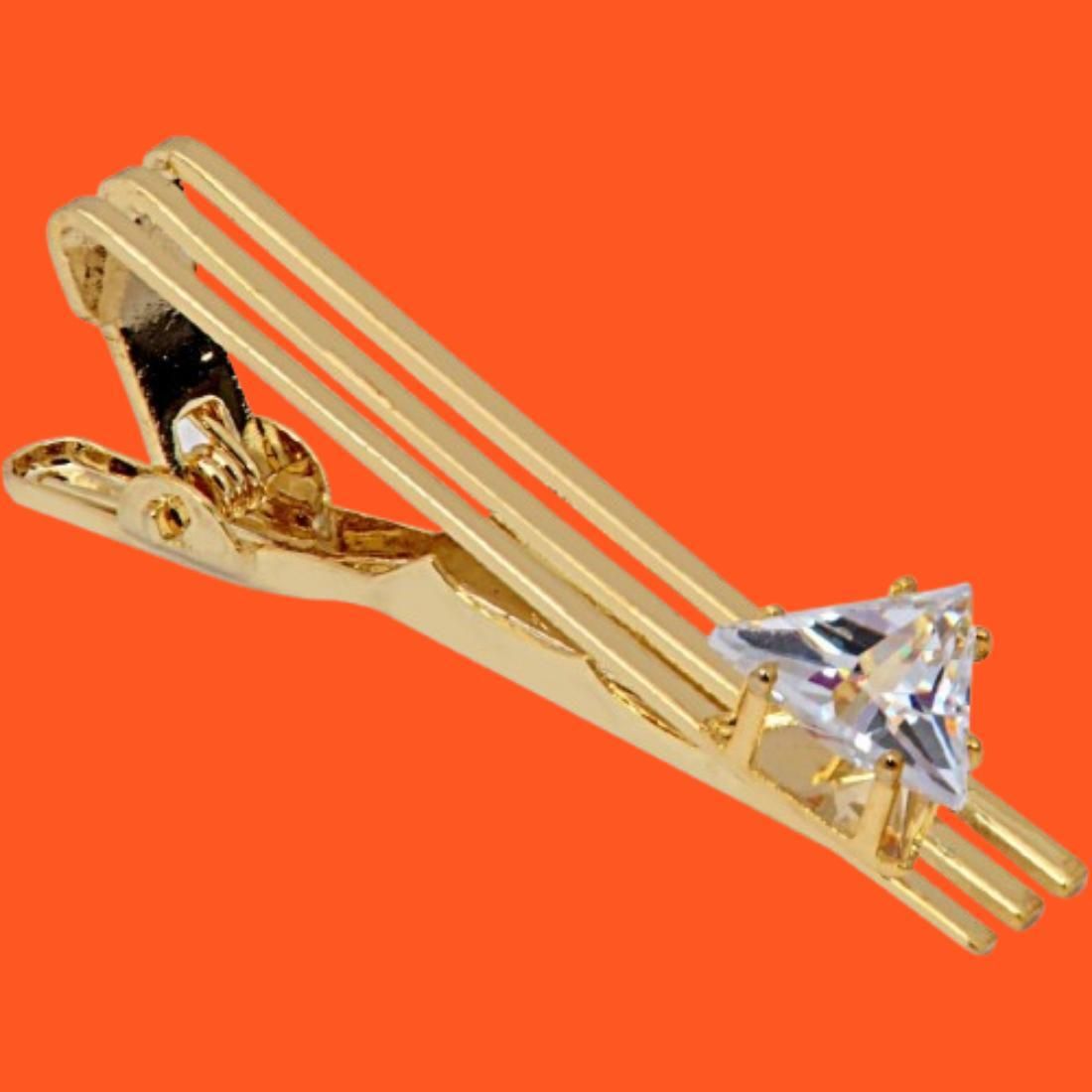 EXOTICA Fashions Brass Tie Pin Set-picture-28
