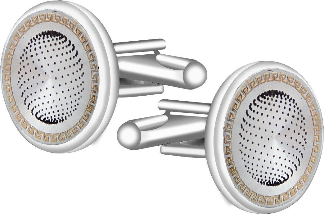 EXOTICA Fashions Brass Cufflink Set-image-27
