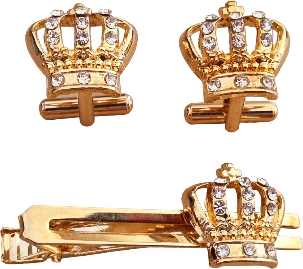 celosa Brass Cufflink & Tie Pin Set-picture-25