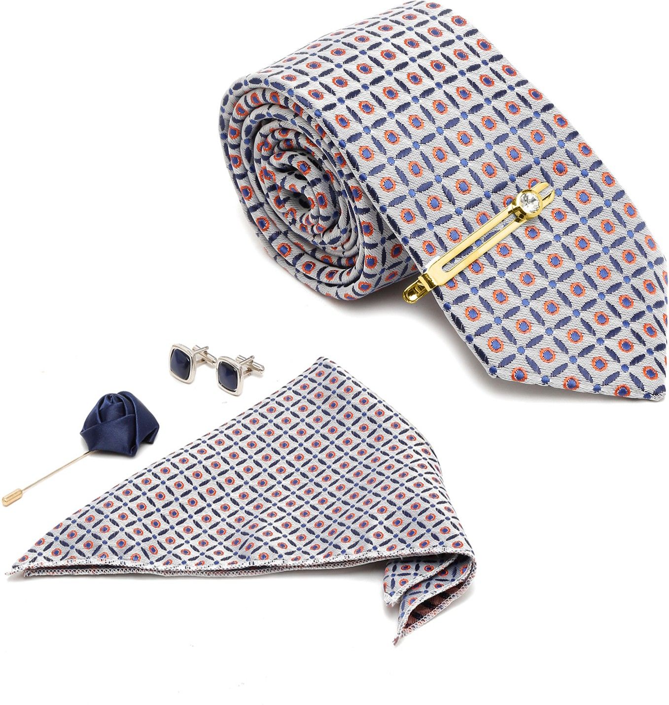 LOUIS STITCH Silk Tie & Cufflink-picture-21