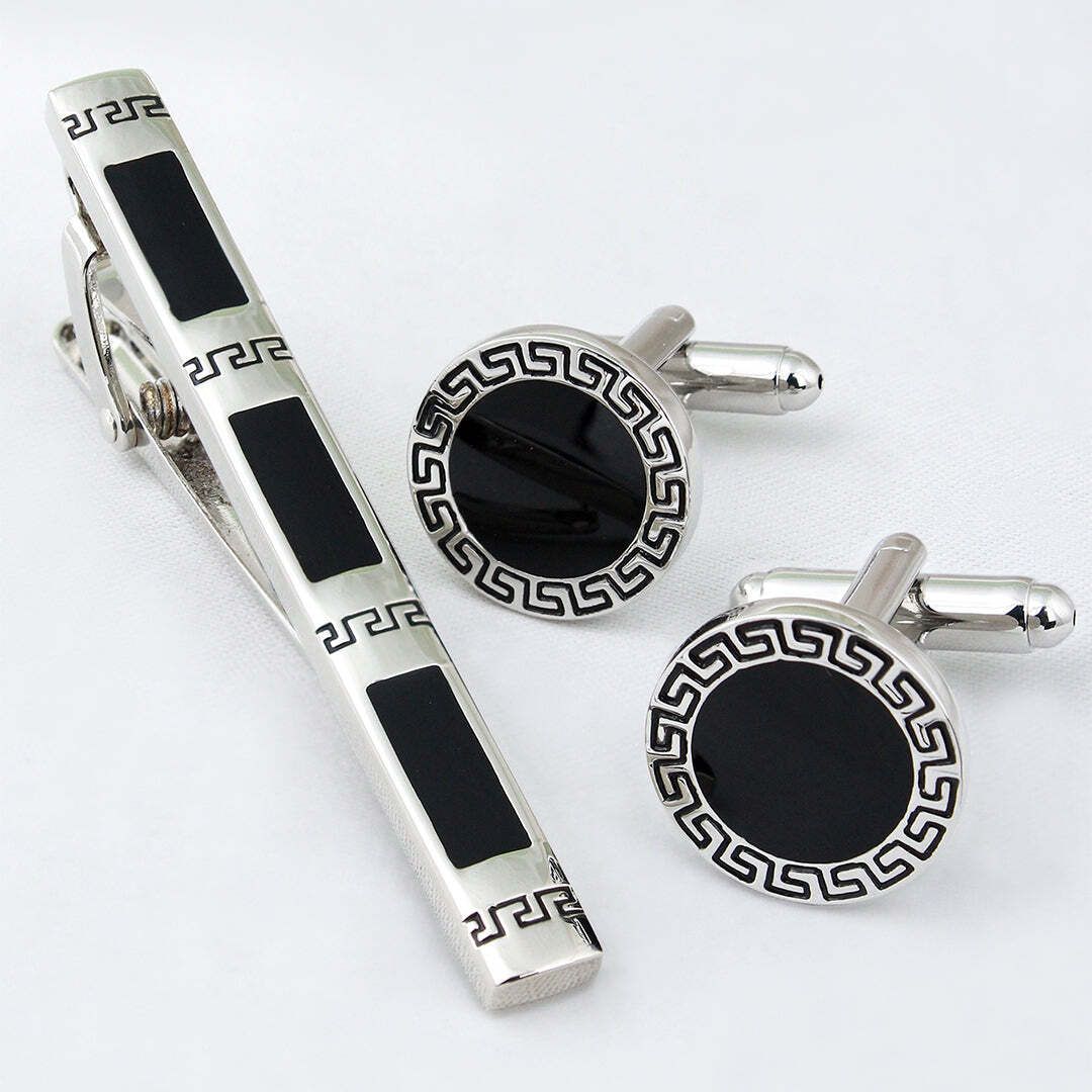PELUCHE Brass Cufflink & Tie Pin Set-picture-31
