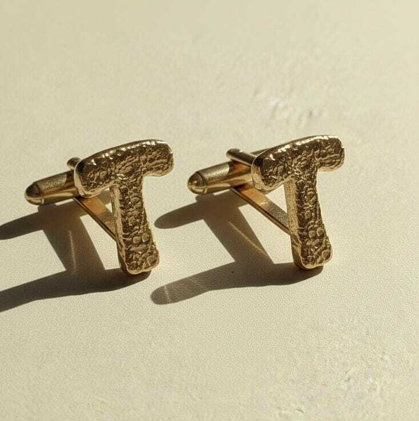OrnateSilver Brass Cufflink Set