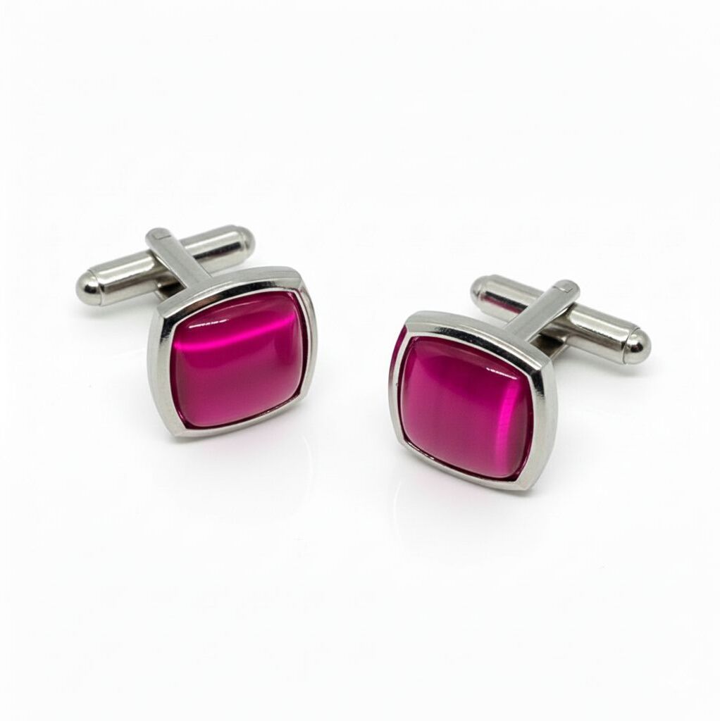 TIECON Crystal Cufflink Set