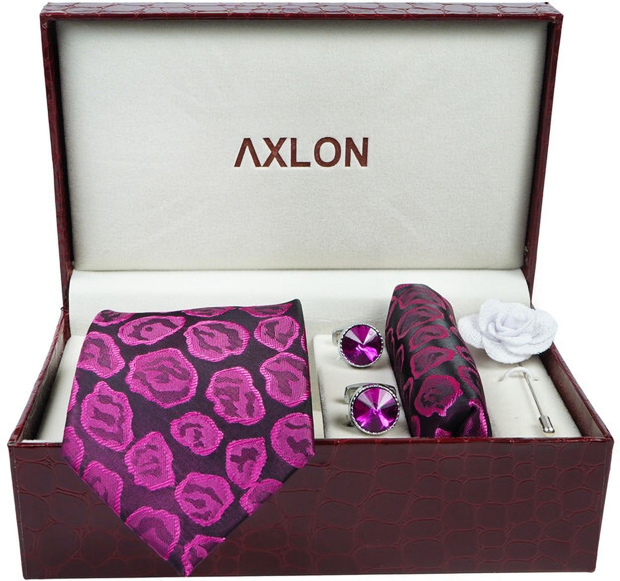 AXLON Silk Cufflink & Tie Pin Set-picture-20
