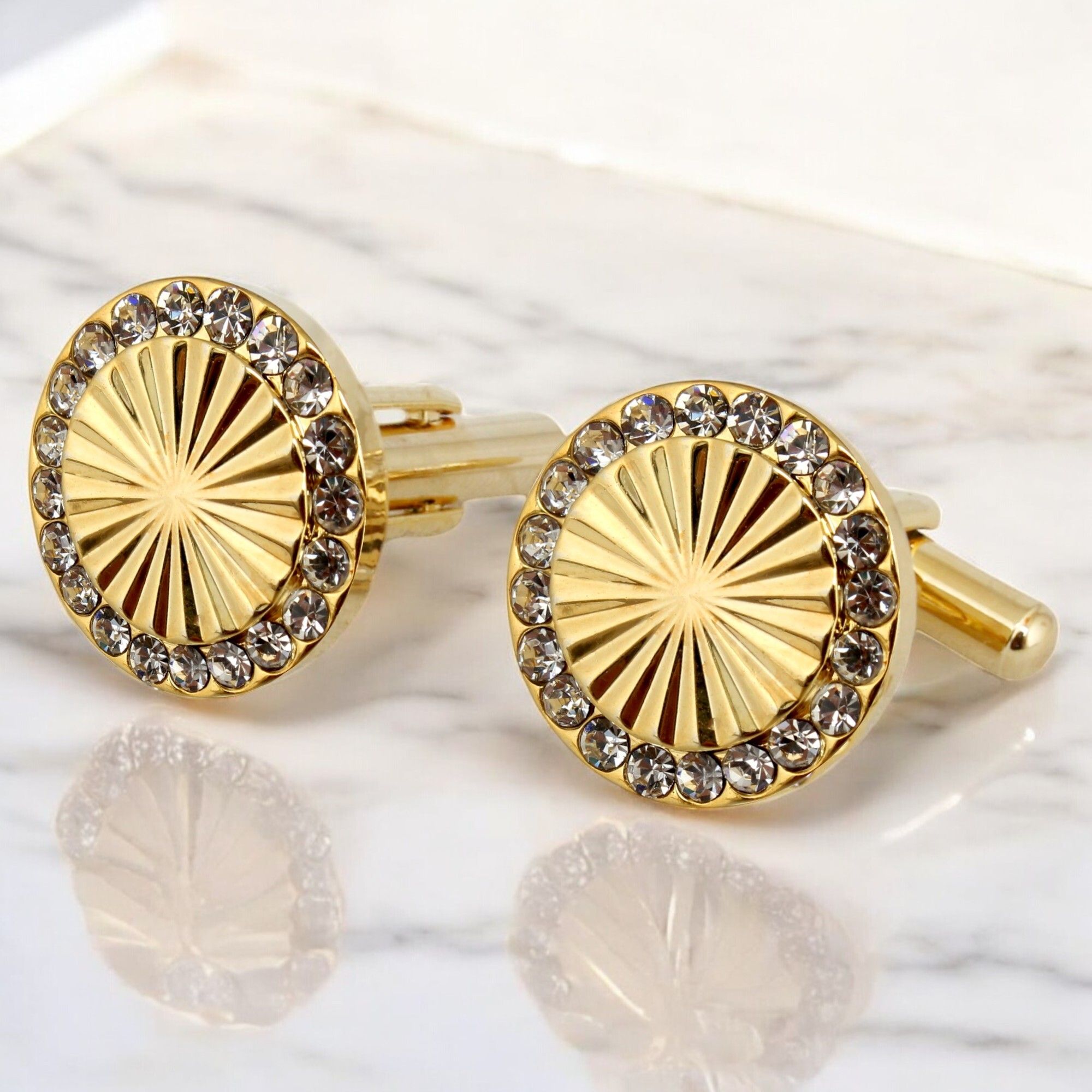 Lucky Jewellery Alloy Cufflink Set-picture-44