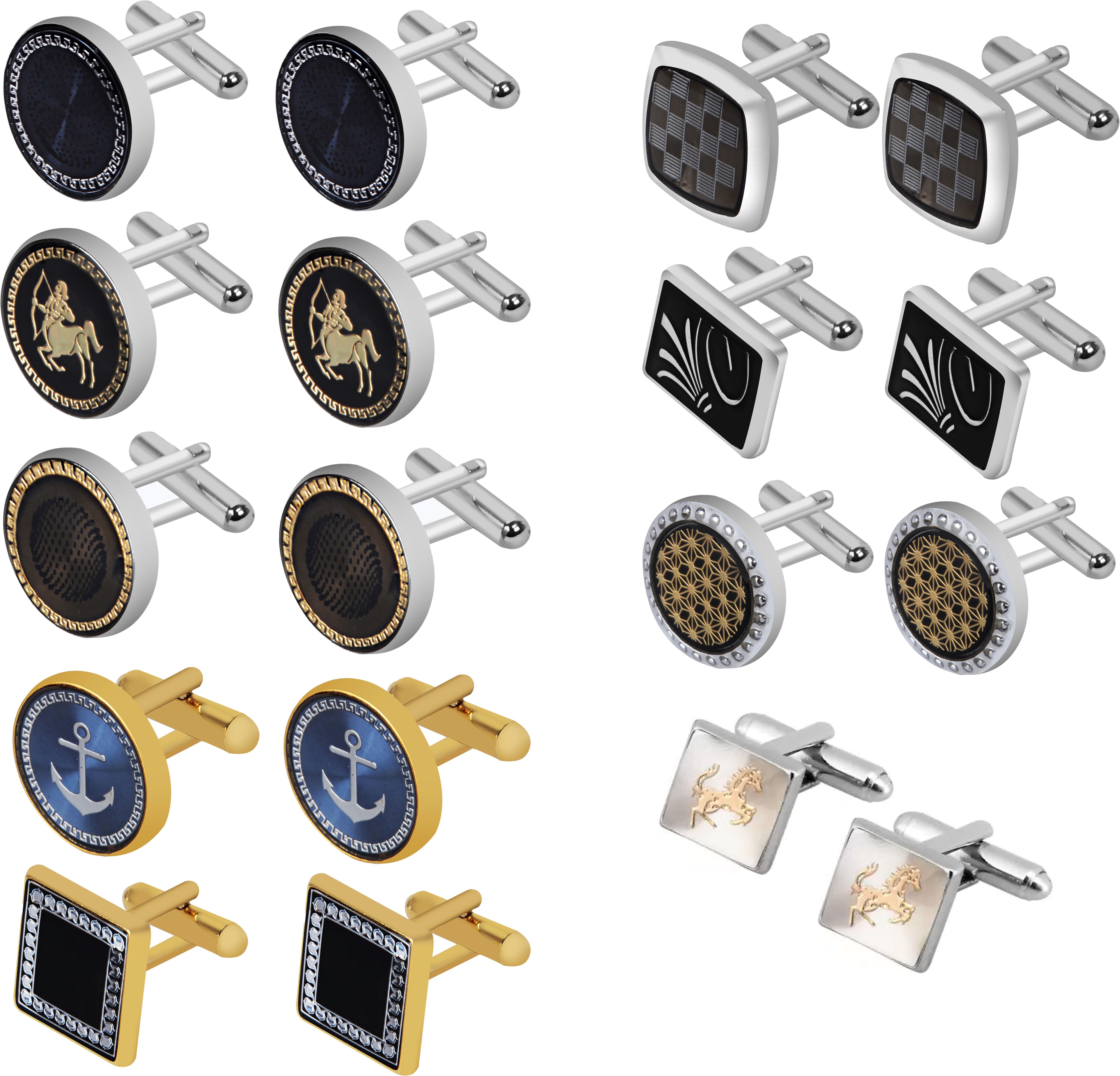 EXOTICA Fashions Brass Cufflink-picture-21
