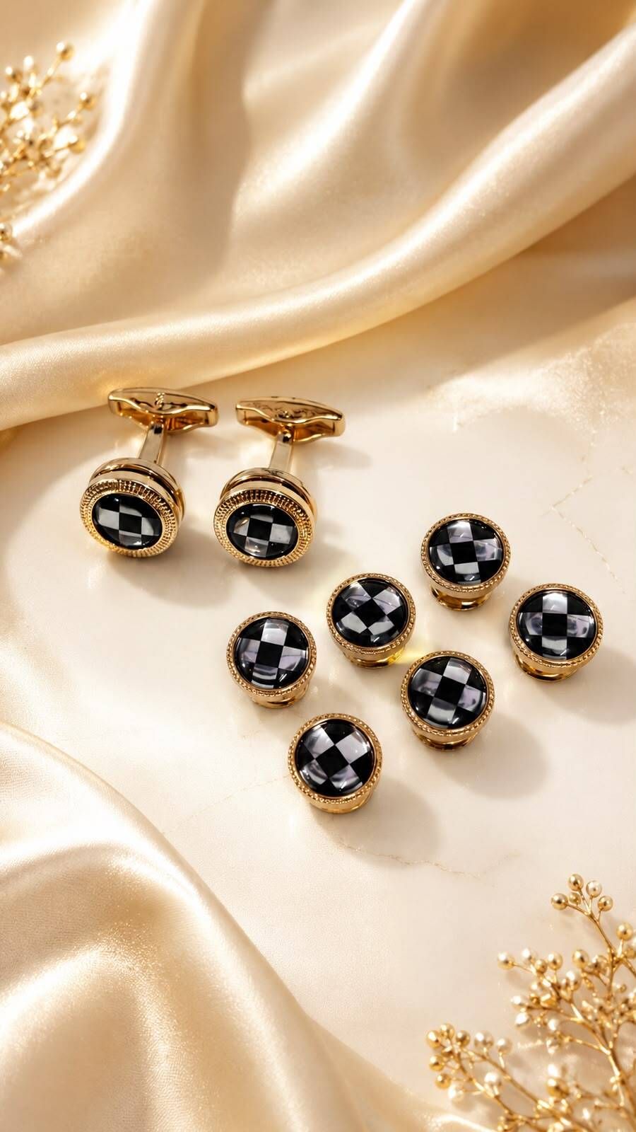 FASHWAY Brass Cufflink Set-picture-13