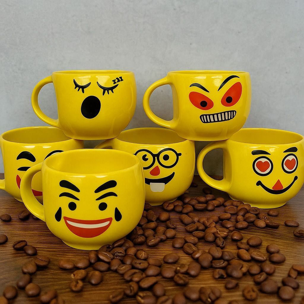 love unlimited Pack of 6 Ceramic Tea Cups Set of 6 | Coffee Mugs for Home Office, perfect for gifting-picture-52