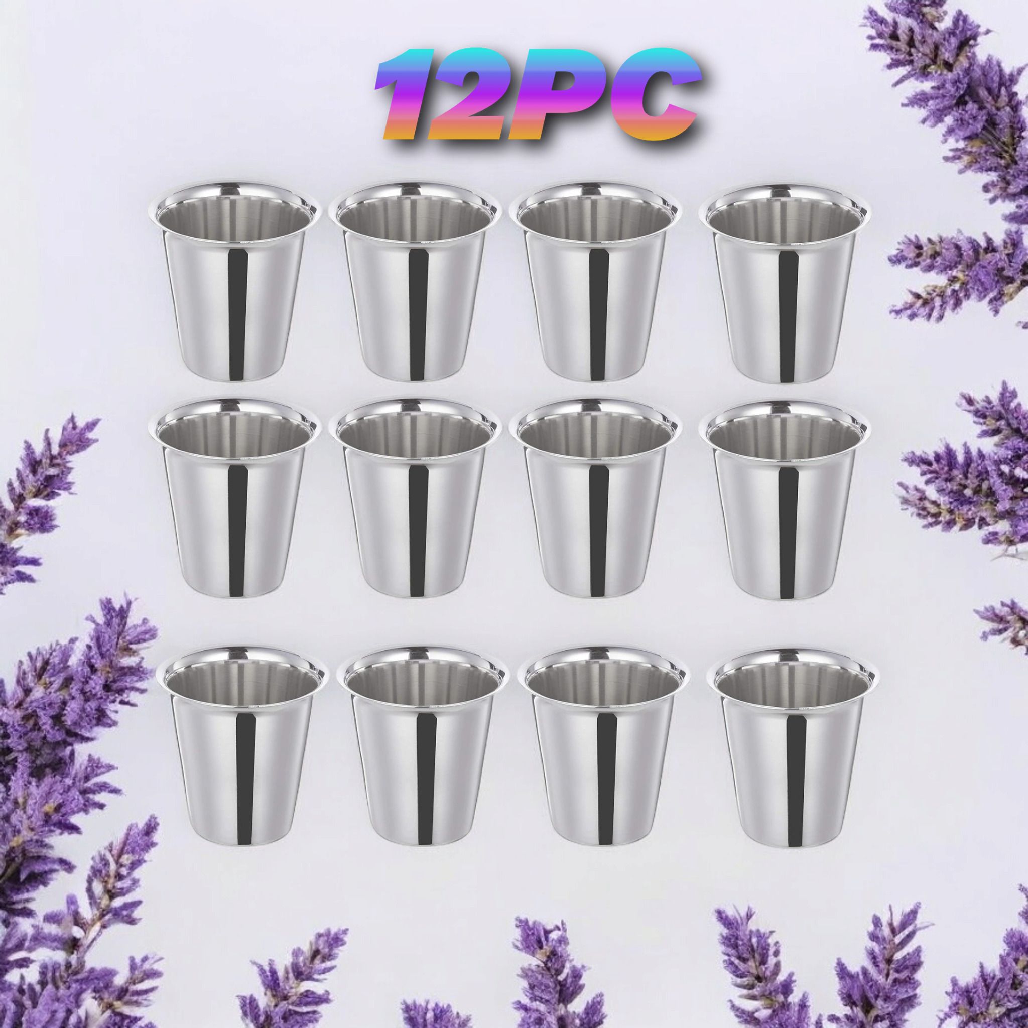 snehatrends Stainless Steel 12pc stainless steel mirror finish tea cup/coffe cup daily use-picture-15