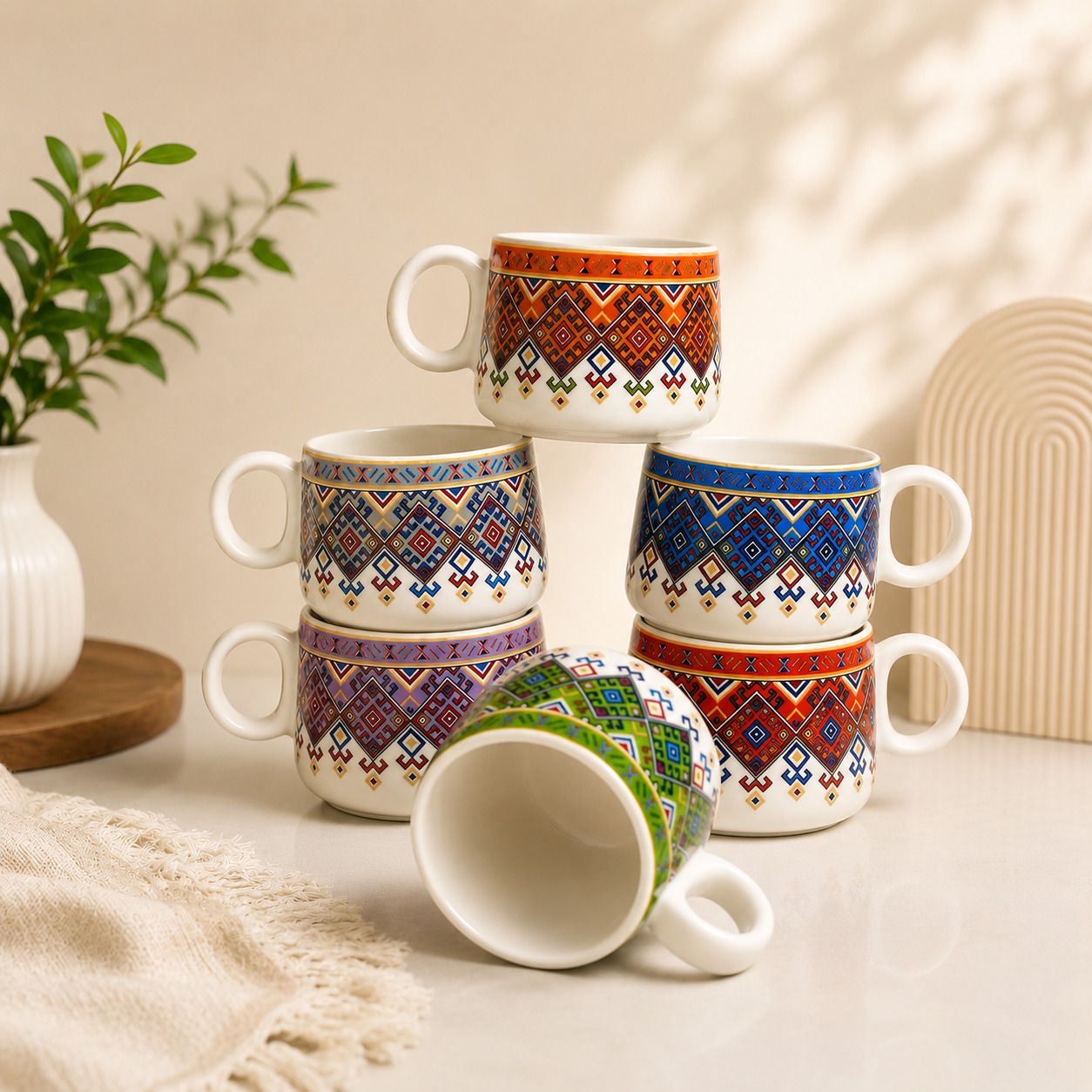 fk crockery Pack of 6 Ceramic FKCS13-picture-16