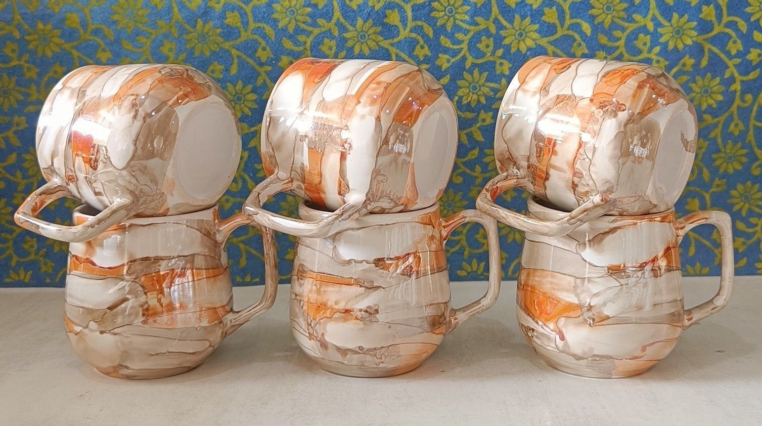 sjs Bone China Tea Cups Set of 6 | Coffee Mugs for Home Office, perfect for gifting-picture-35
