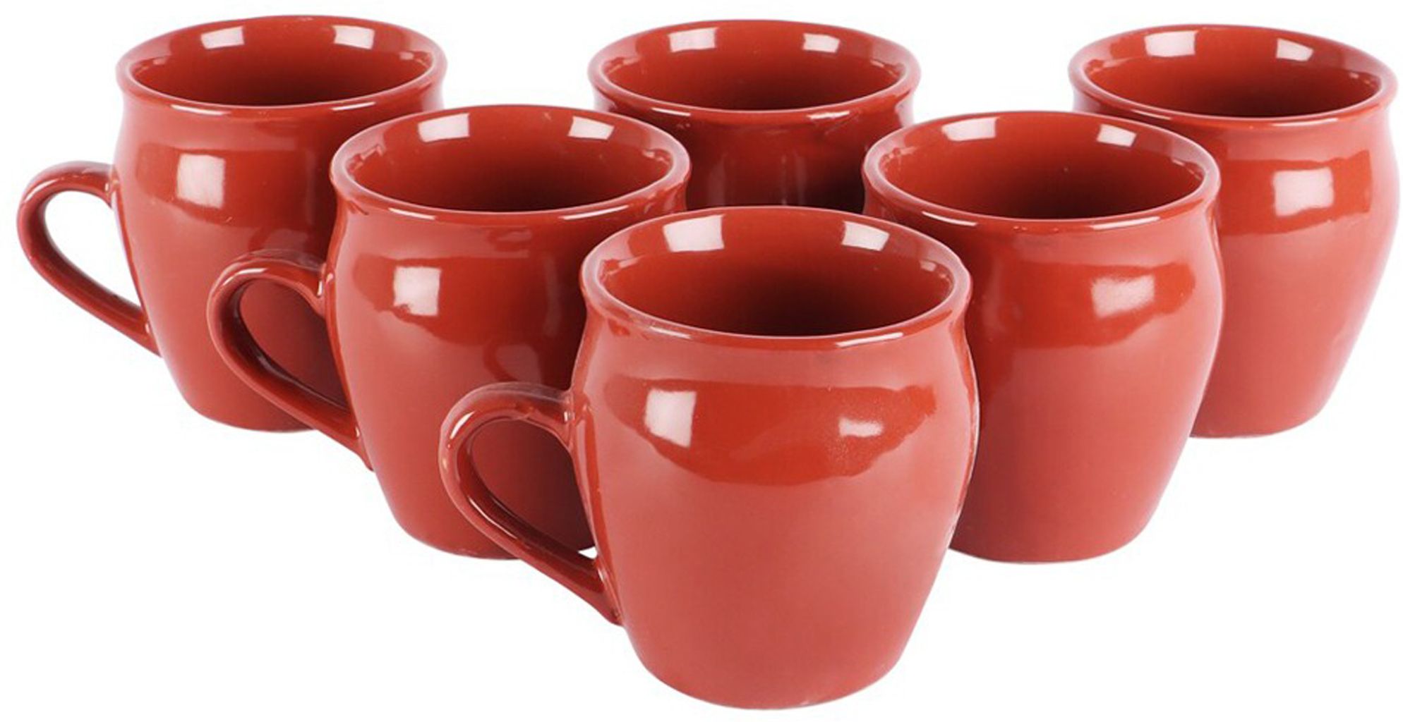 Pack of 6 Ceramic kullhad Small Matte Handmade kullar| chai Cups | kulhad Coffee/Tea Mug/cup-image-33