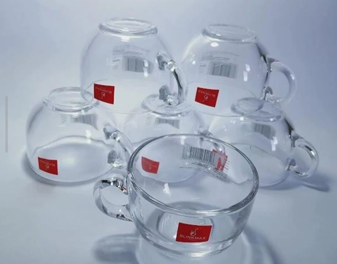 Pack of 6 Glass Small Round Tea Coffee 140 ml Cup Set of 6 pcs, Crystal Espresso Mug-image-18