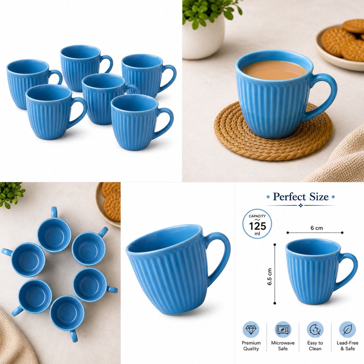 originalceramics Pack of 6 Ceramic ORGCRM-Blue-1013-picture-38