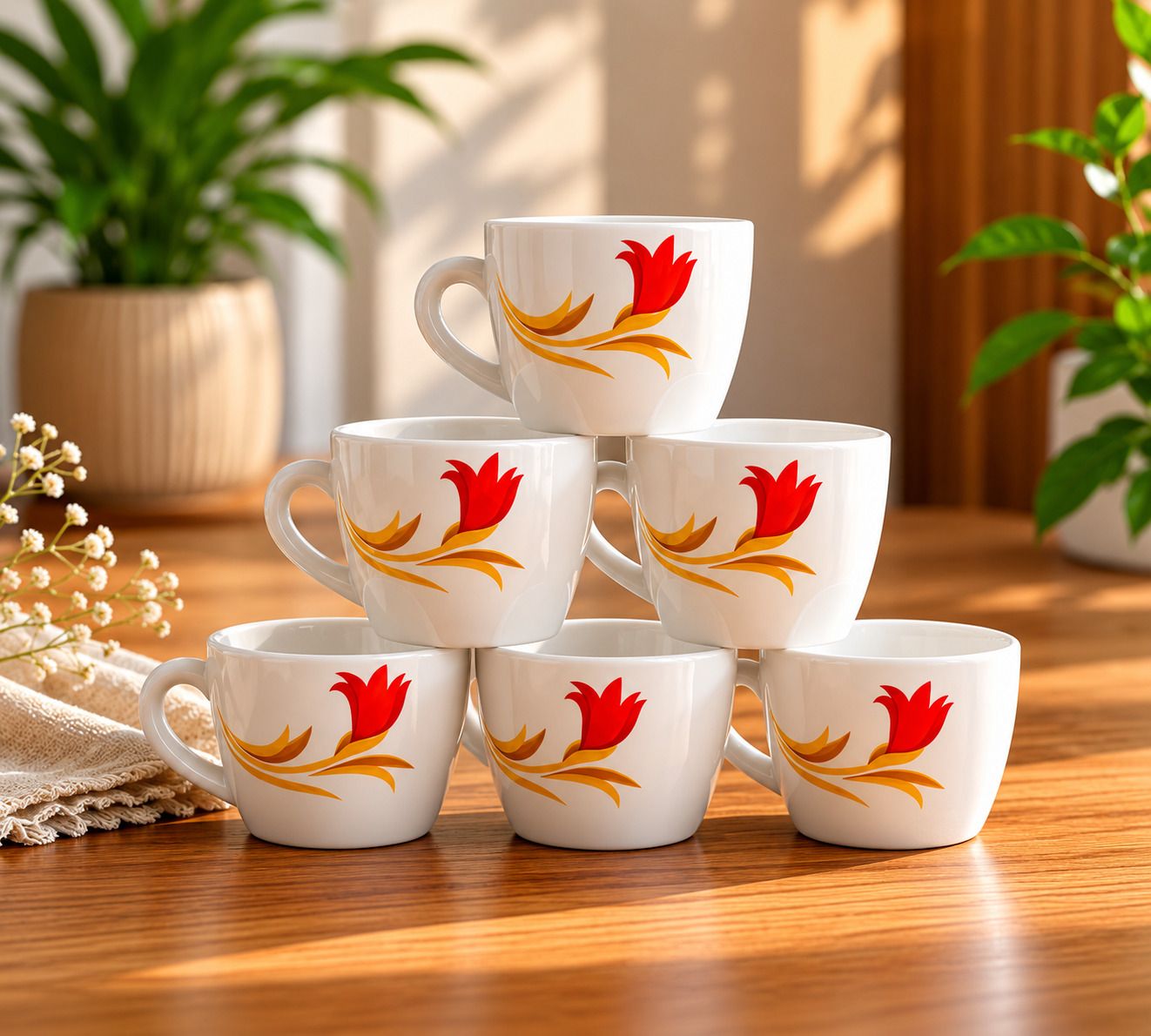 zara ali Pack of 6 Bone China 6 pcs-picture-25