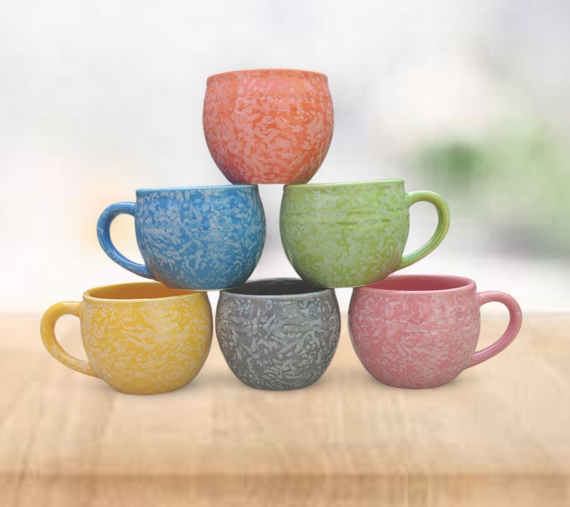 originalceramics Pack of 6 Ceramic Exclusive Multicolor Kuliya Premium Tea/Coffee Cups-picture-11