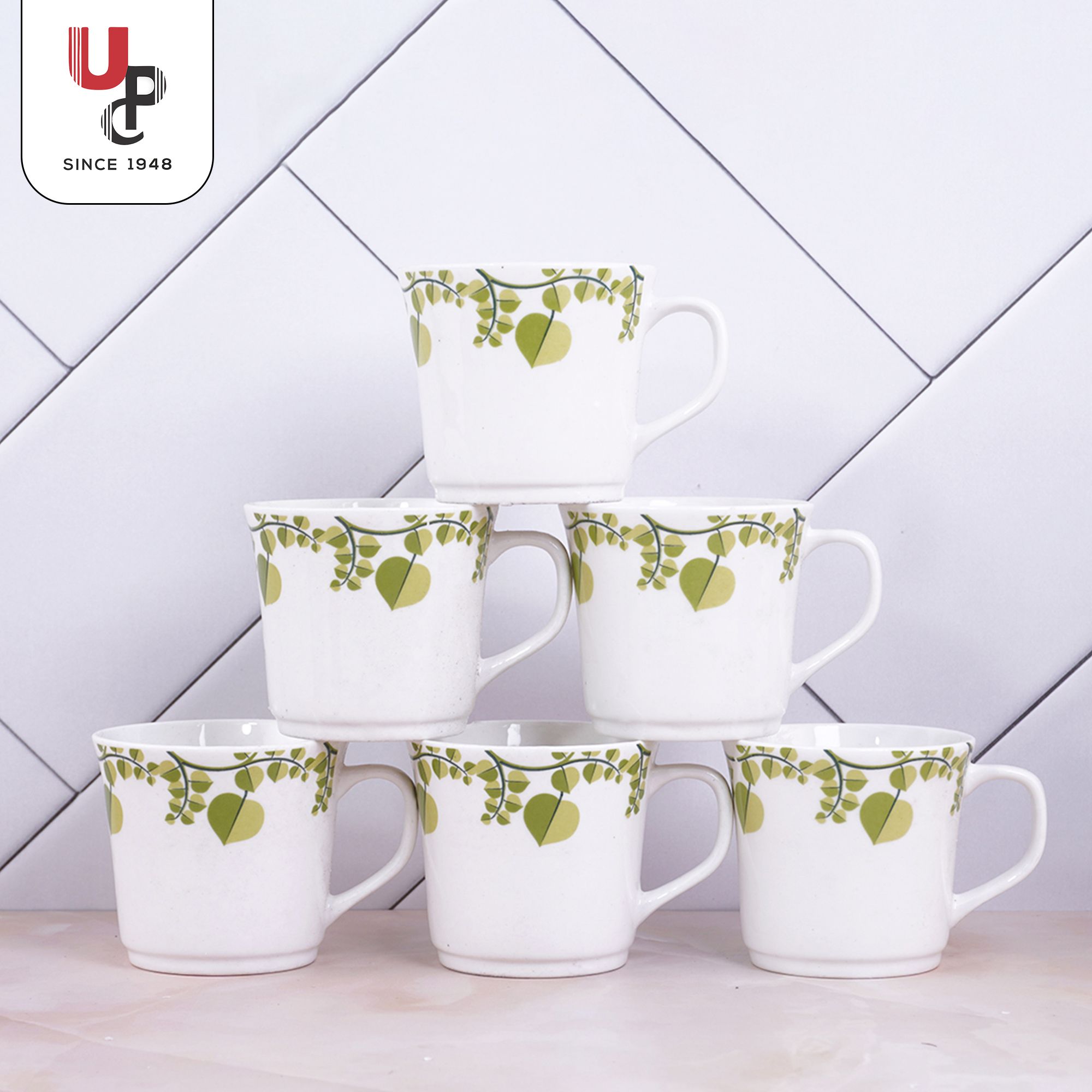 Ceramic UPC Set of 6 Coffee Mugs Designer Collection Fine Bone China Ceramics Tableware, Premium Tea/Coffee Cups (Set of 6 Mugs in a Box)-picture-24