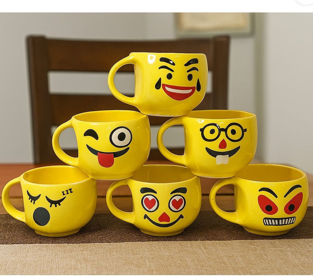 love unlimited Pack of 6 Ceramic Tea Cups Set of 6 | Coffee Mugs for Home Office, perfect for gifting-picture-54