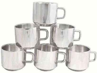 shreeji creation Pack of 6 Stainless Steel-picture-27