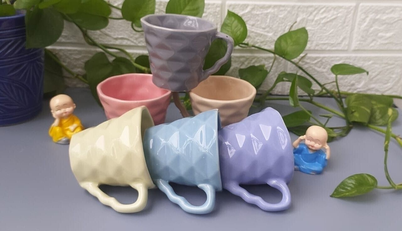 aav world cup Pack of 6 Ceramic MUTICOLOUR DIA@1-picture-36