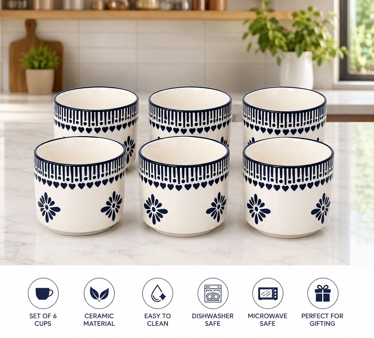 rimjhim Pack of 6 Ceramic-picture-42