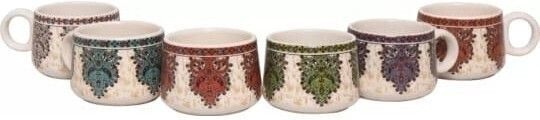 aav world Ceramic MUTICOLOUR CERAMIC CUPS(6 Cup Set)-picture-19