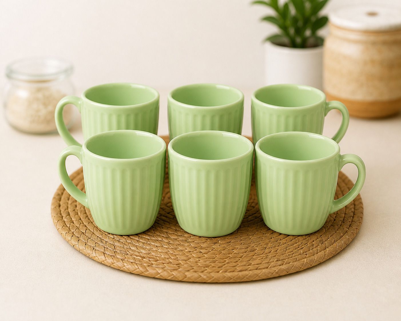 originalceramics Pack of 6 Ceramic ORGCRM-Green-1004-picture-29